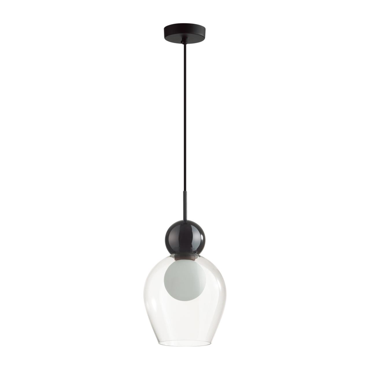 Подвес SONEX Blacky 5023/1 стекло белое 