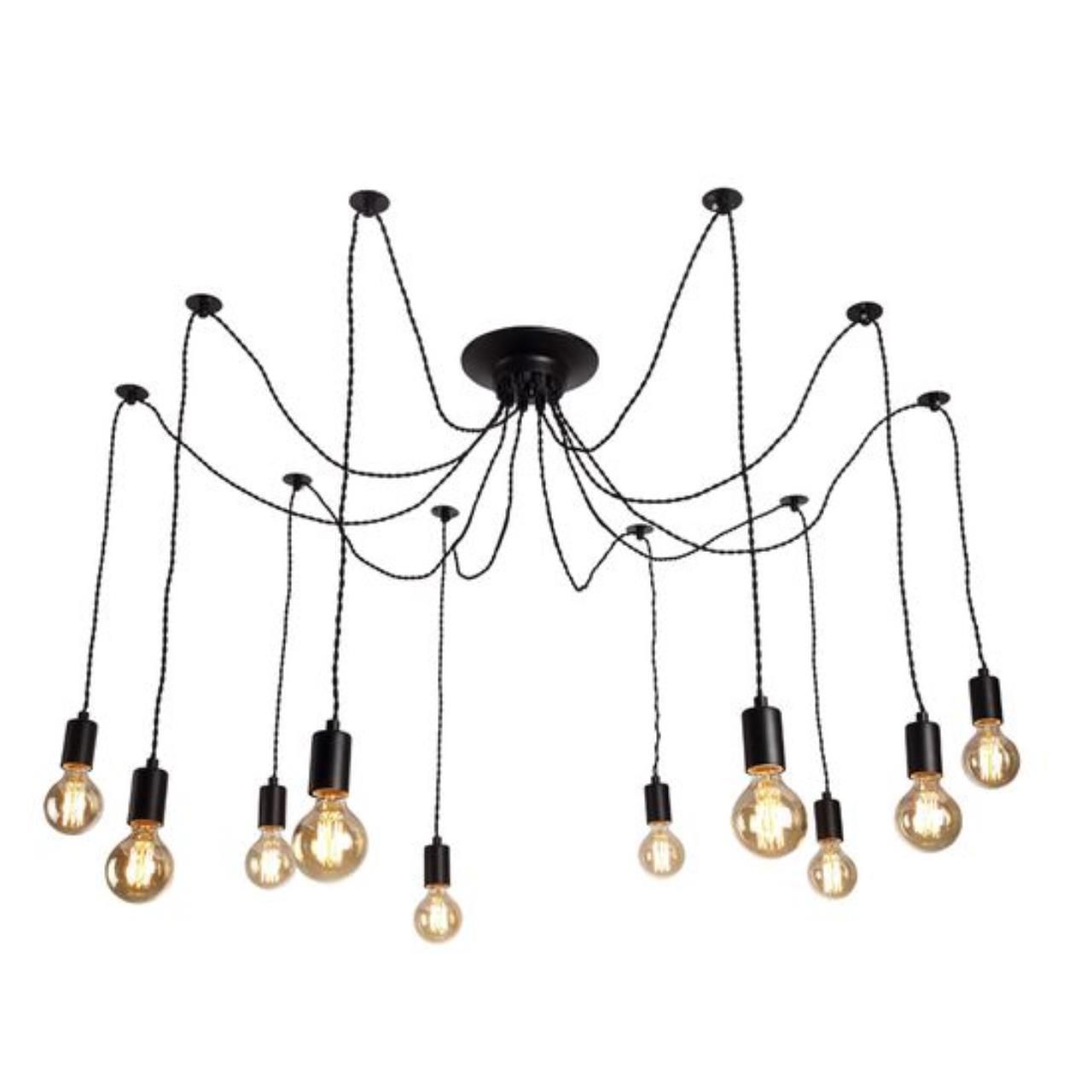 Подвесная люстра Arte Lamp 76 A9184SP-10BK 
