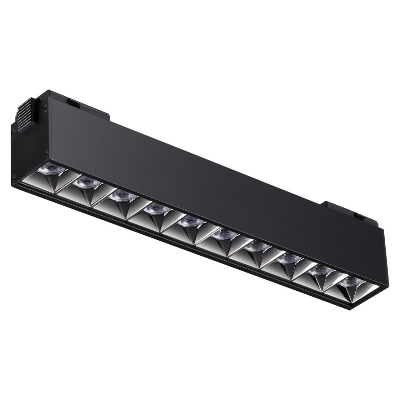 Трековый светильник для низковольного шинопровода SONEX Kit 358524 алюминий черный 