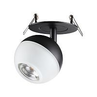 Светильник встраиваемый SONEX Garn 370817  черный 