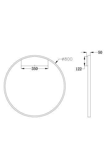 Настенный светильник Maytoni Rim MOD058WL-L50BS4K  фото 8